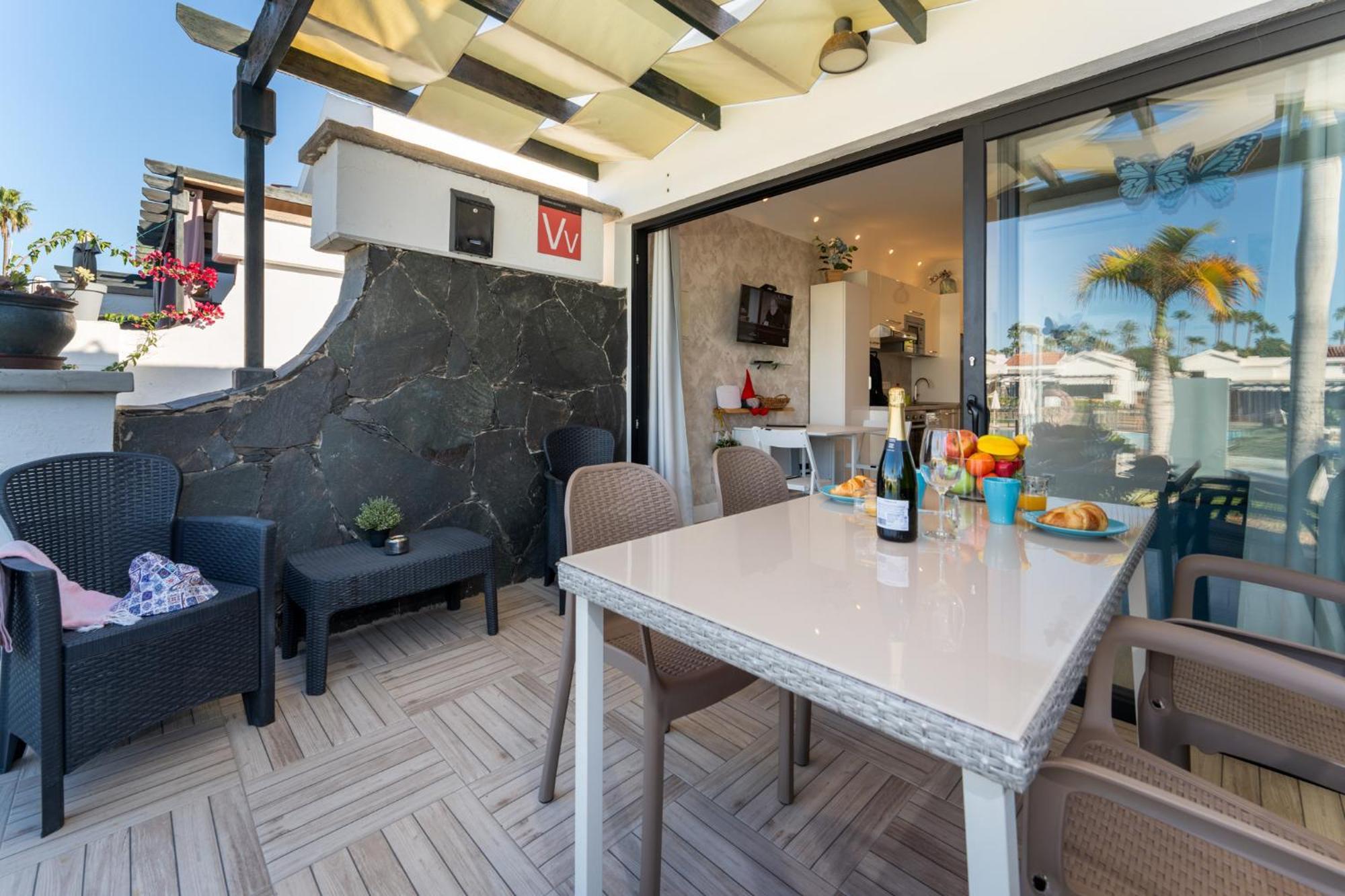 Renovated House Front-Pool Villa Maspalomas  Buitenkant foto